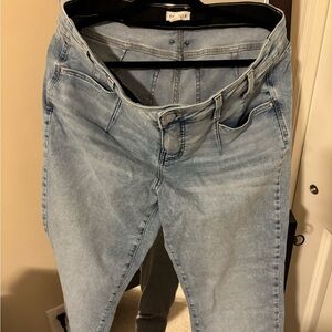 Maurices Everflex Light Blue Skinny Jeans